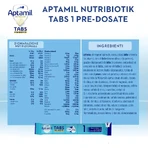 Aptamil Nutribiotik tabs 1 – preparat dla niemowląt w wieku 0–6 miesięcy, 21 saszetek: ceny i cechy