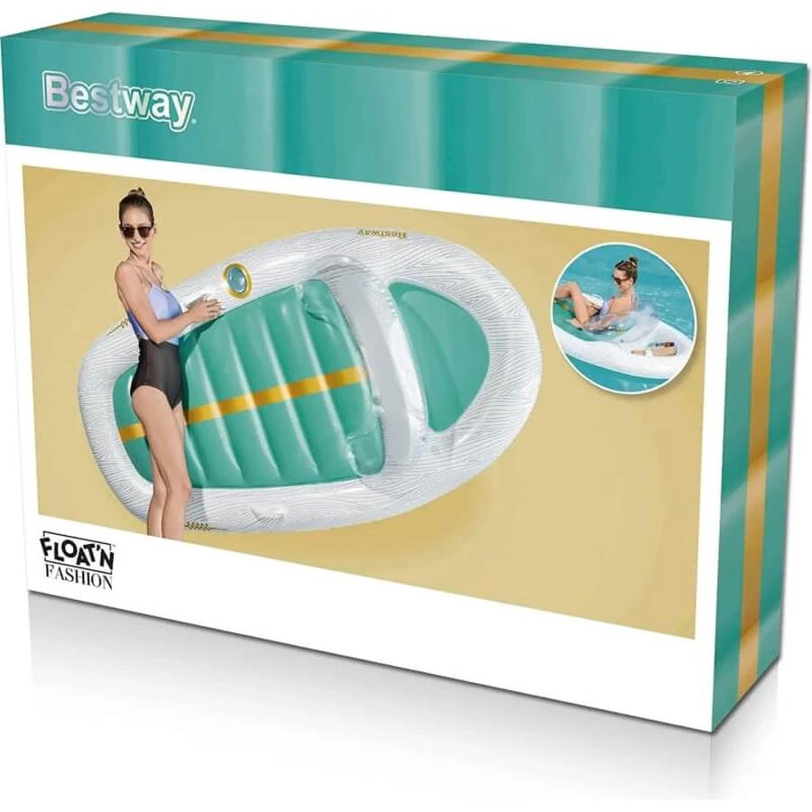 Bestway Vacation Yacht Lounge - Opblaasbaar luchtbed, 216 x 117 cm