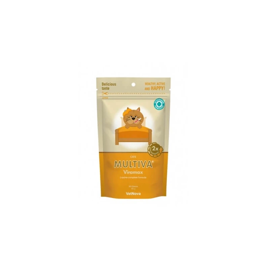 Vetnova Cats Multiva Viramax - Cat Supplement, 60 g