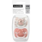 Suavinex Birdies - 2 Silicone Sx Pro-fopspenen, vanaf 18 maanden, roze