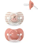 Suavinex Birdies - 2 Silicone Sx Pro-fopspenen, vanaf 18 maanden, roze
