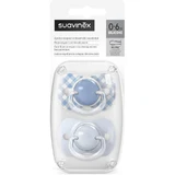 Suavinex Wild & Free - 2 Silicone Sx Pro Pacifiers, 0-6m, Light Blue