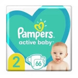 Pampers 2 Active Baby 4-8kg x 66st