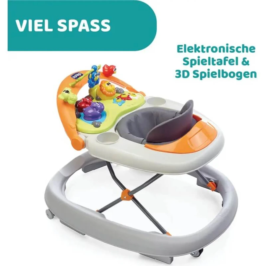 Chicco Walky Talky Baby Walker, Gray