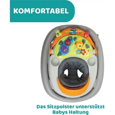 Chicco Walky Talky Baby Walker, Gray