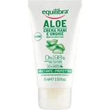 Equilibra Aloe - Hydraterende en beschermende hand- en nagelcrème, 75 ml