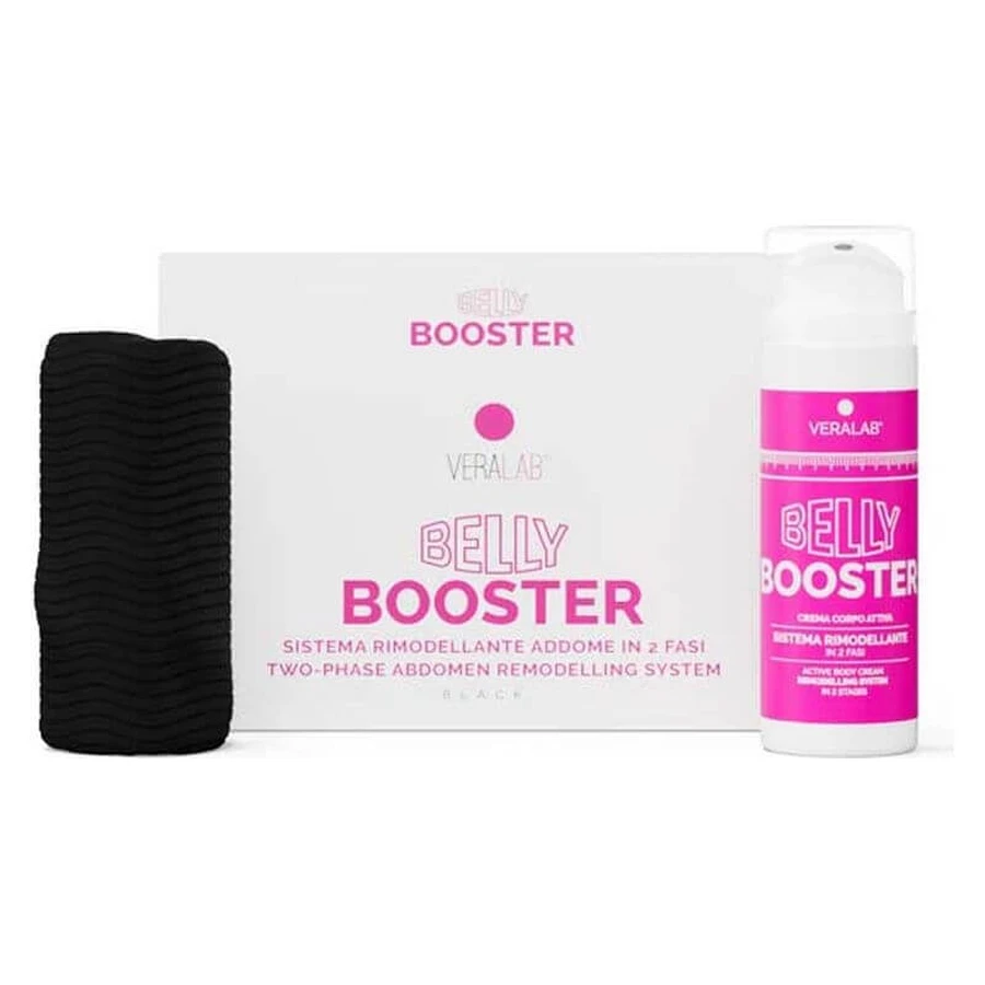 Veralab Belly Booster - Sistema de modelado abdominal en dos pasos - Negro, tamaño ml