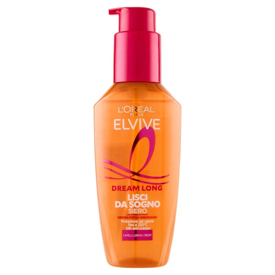 Elvive Dream Long: Dreamy Straight Hair - Anti-Frizz Smoothing Serum for Long Hair, 100 ml