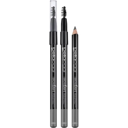 Bellaoggi I Brow Liner - Lápiz de cejas n.º 03 Brunette/Marrón oscuro