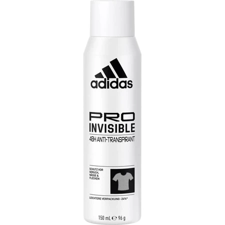 Adidas Pro Invisible – antyperspirant w sprayu, 150 ml: ceny i cechy