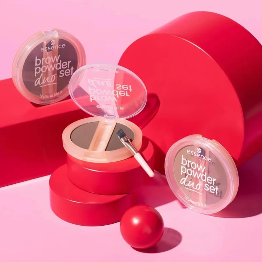 Essence Augenbrauenpuder-Duo-Set – Puder Nr. 01 Hell