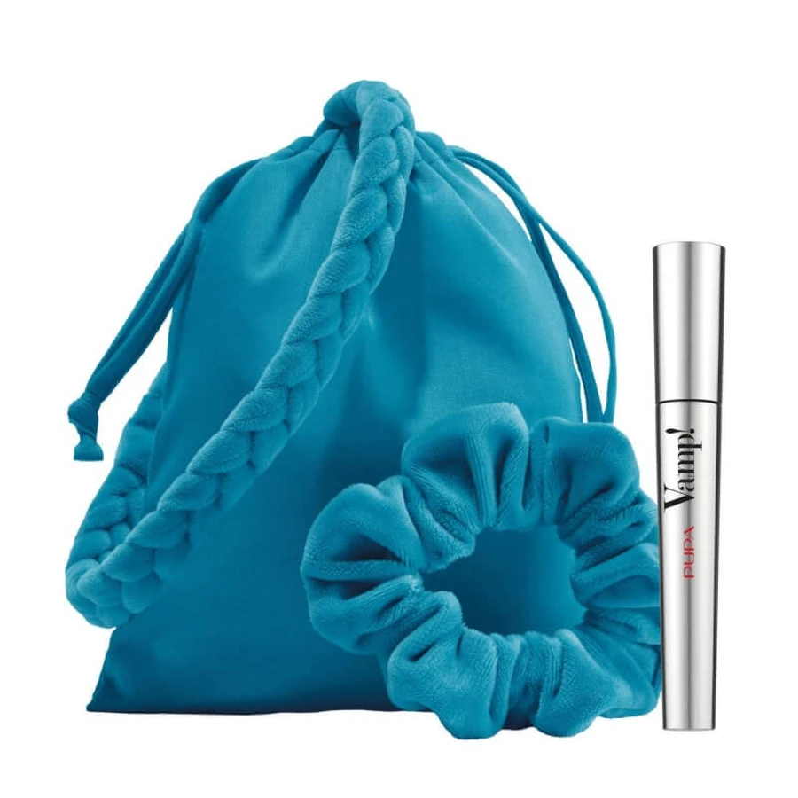 Zestaw Pupa Vamp! – uwodzenie, oczy i styl – Vamp! Tusz do rzęs Extra Black + opaska do włosów + gumka do włosów + kopertówka: ceny i cechy