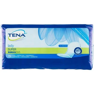 Tena Lady - 15 compresas superabsorbentes para la incontinencia urinaria
