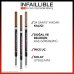 L'Oréal Paris Infaillible Brows 24h Micro Precision Pencil – ołówek do brwi nr 1.0 Ebony: ceny i cechy