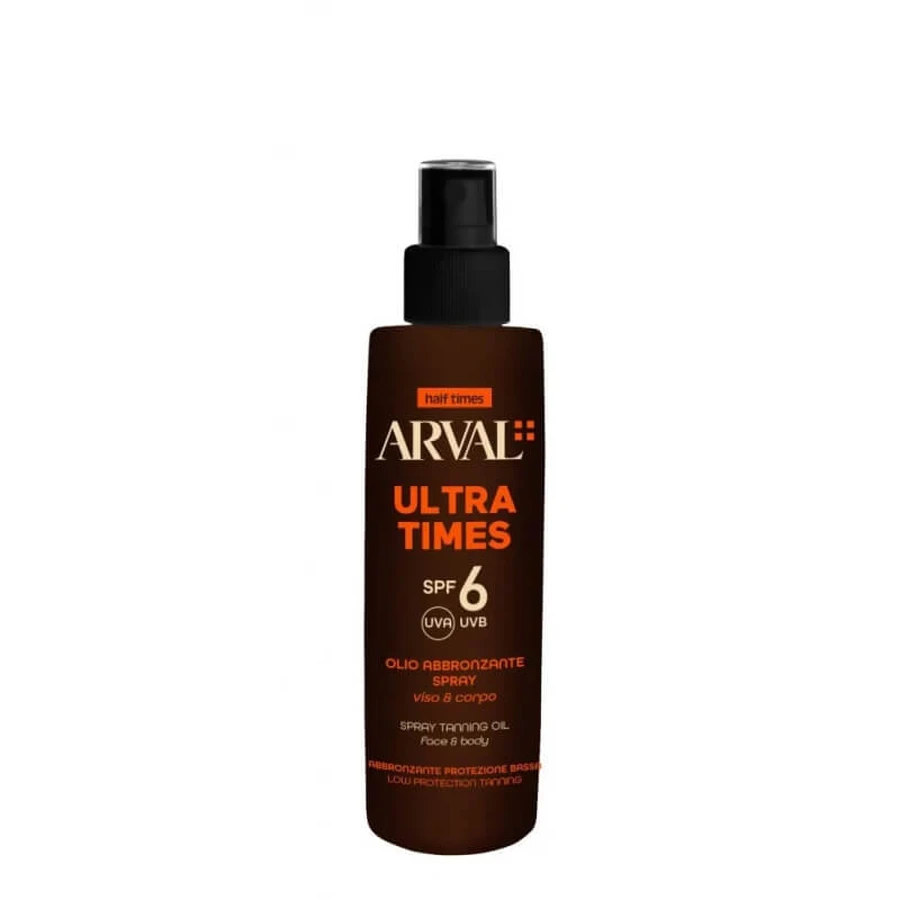 Arval cremă de protecție solară cu factor de protecție 6, ulei, protecție redusă, 125 ml