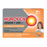 Nurofen Junior 7+ sinaasappel 100mg x 24cps.moi, Reckitt