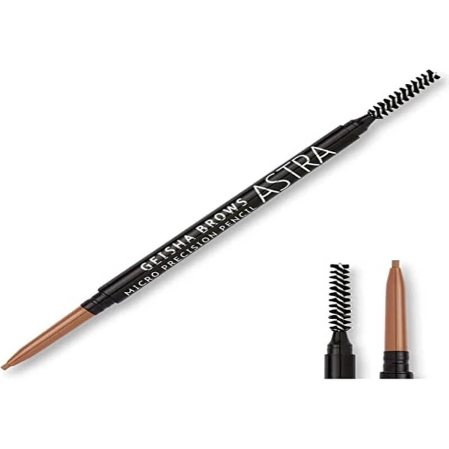 Astra Geisha Brows – precyzyjna kredka do brwi nr 02 Ash Blonde: ceny i cechy