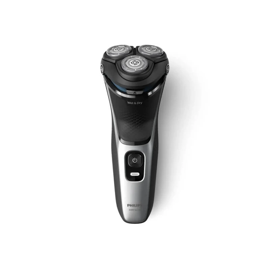 Philips S3143/00 - Afeitadora eléctrica recargable para uso en seco y en húmedo, para un afeitado apurado - Gris/Negro