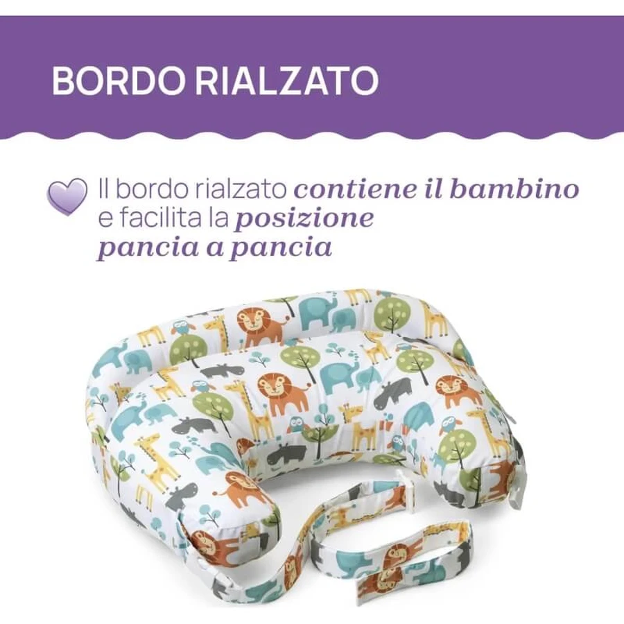 Artsana Boppy Deluxe - Almohada de lactancia «Wild Flowers»