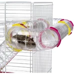 Ferplast Laura - gabbia modulare per criceti bianca con accessori