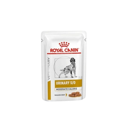 Royal Canin Urinary S-O – hrană dietetică completă pentru câini cu calculi de struvit, 12 plicuri a câte 100 g