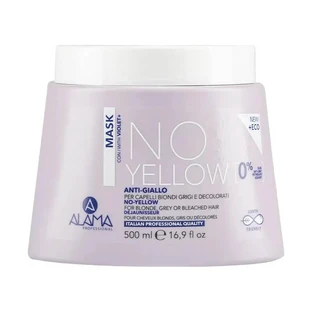 Alama No yellow - maschera anti-giallo per capelli biondi grigi e decolorati 500 ml