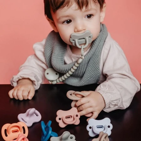Suavinex Selection Color Essence - Chupete de silicona 0-6 meses - Lavanda