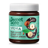 Sweet&Safe crème intense de cacao et de noisettes sucrée à la stévia, 220 g, Sly Nutritia