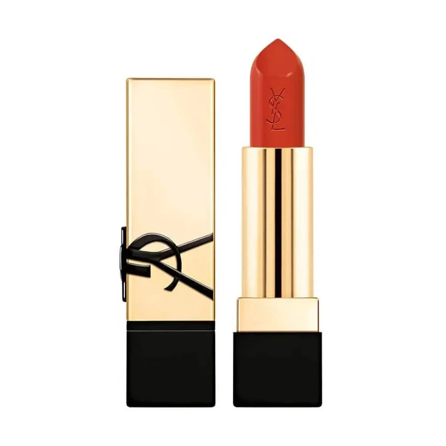 Yves Saint Laurent Rouge Pur Couture – satynowa pomadka nr O1 Wild Cinnamon: ceny i cechy
