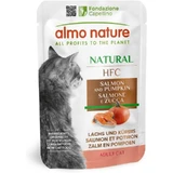 Almo Nature HFC Natural Salmon and Pumpkin - Complementary Wet Food for Adult Cats, 55 g