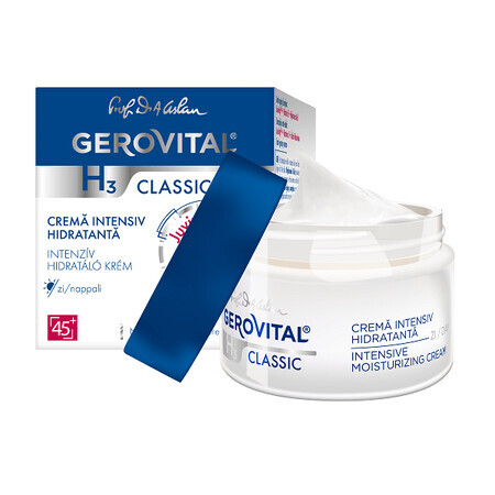 Intensive feuchtigkeitsspendende Tagescreme Gerovital H3 Classic, 50 ml, Farmec