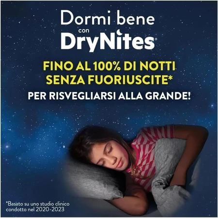 Huggies DryNites – 10 par majtek chłonnych dla dziewczynek w wieku od 4 do 7 lat: ceny i cechy