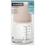 Suavinex Zero Zero Medium 0m+ - Anti-Colic Bottle with Adjustable Flow, 180 ml