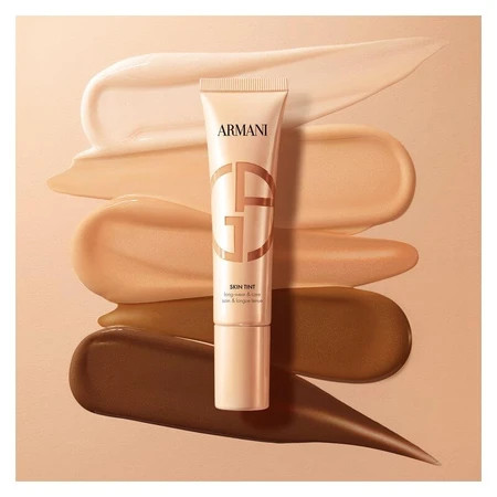 Giorgio Armani Skin Tint Long-Wear & Care - Base de maquillaje líquida n.º D1 Deep