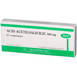 Acide acétylsalicylique 500 mg, 20 comprimés, Magistra