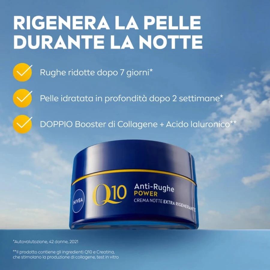 Nivea Q10 Anti-Falten-Power – Extra-regenerierende Nachtcreme 50 ml