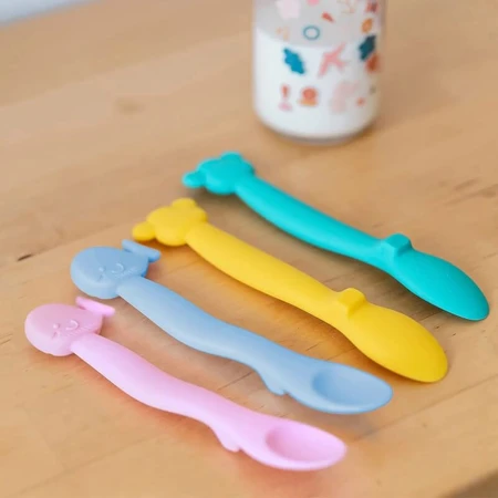 Suavinex Whale - Siliconenlepel - Roze