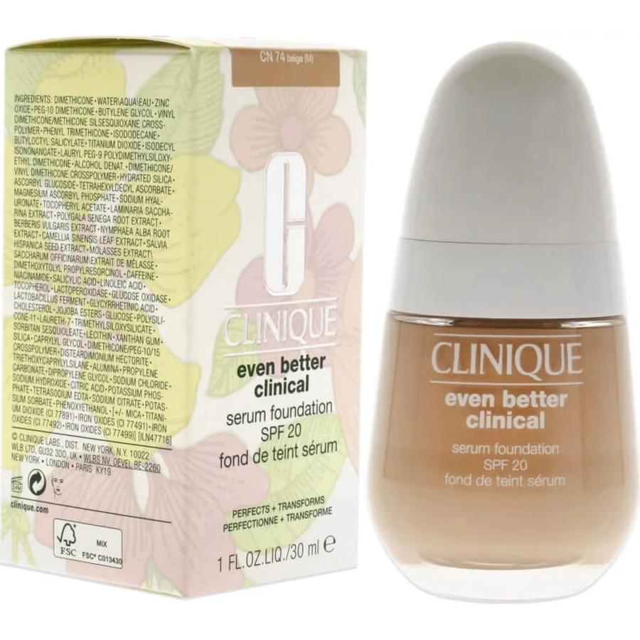 Clinique Even Better Clinical Serum SPF 20 – fond de ten – nr. CN74 bej