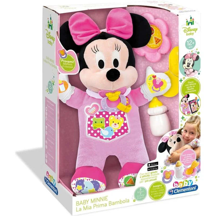 Clementoni Baby Minnie, My Friend Doll, 12m+