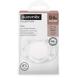 Suavinex Poetry - SX Pro Physiological Silicone Pacifier, 0-6 Months, Pink