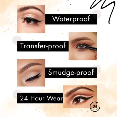 Rimmel Scandaleyes Exaggerate - Lápiz de ojos retráctil resistente al agua n.º 001, negro intenso