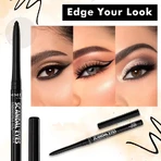 Rimmel Scandaleyes Exaggerate - Lápiz de ojos retráctil resistente al agua n.º 001, negro intenso