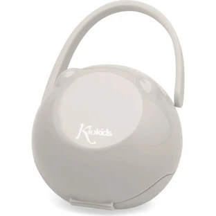 Porte-tétine Kiokids avec clip 0 mois et plus - Gris