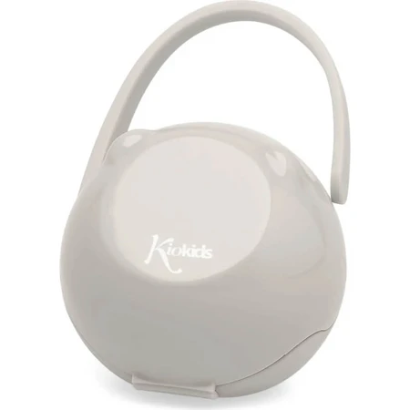 Porte-tétine Kiokids avec clip 0 mois et plus - Gris