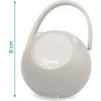 Porte-tétine Kiokids avec clip 0 mois et plus - Gris