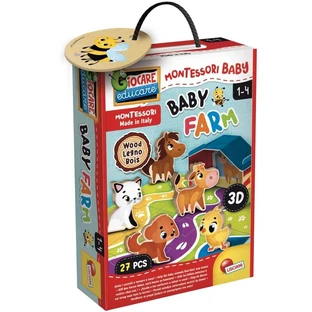 Lisciani Baby Farm: juego educativo basado en el método Montessori