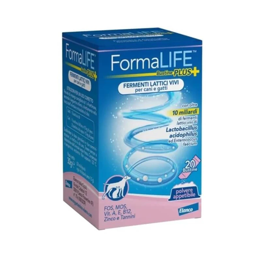 Elanco Formalife Plus - Dietary Supplement for Dogs and Cats to Support Digestive Health, 30 g