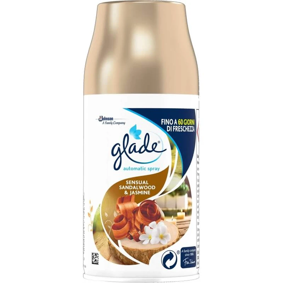 Glade Automatic Spray - Navulling voor kamerverfrisser met sandelhout en jasmijn