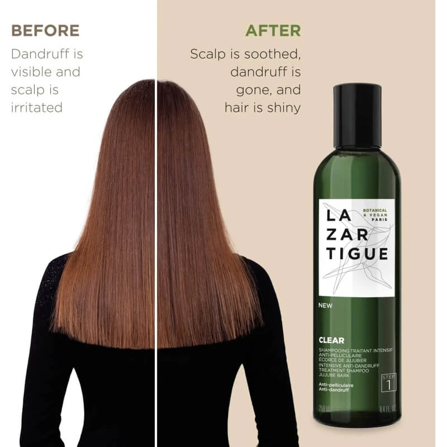 Lazartigue Clear Intensive Shampoo – Intensives Anti-Schuppen-Shampoo 250 ml