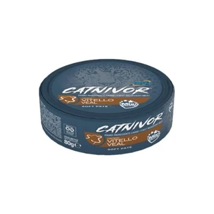 Drn Catnivor Kalfsvlees - Compleet kattenvoer, 80 g